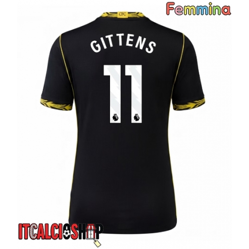 Chelsea Jamie Gittens #11 Seconda Maglia Femmina 2026-27 Manica Corta